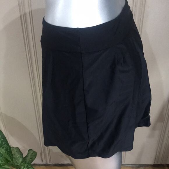 Vetinee Swim Skirt with Zipped Pocket Black Women's Size Medium - Picture 3 of 8